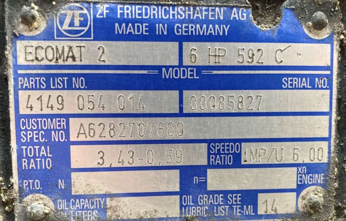 ZF Getriebe ZF 6HP 592C 6HP592C 4149054014 Mercedes Citaro Ecomat 2 - Gearbox for Bus: picture 2 ZF Getriebe ZF 6HP 592C 6HP592C 4149054014 Mercedes Citaro Ecomat 2 - Gearbox for Bus: picture 2