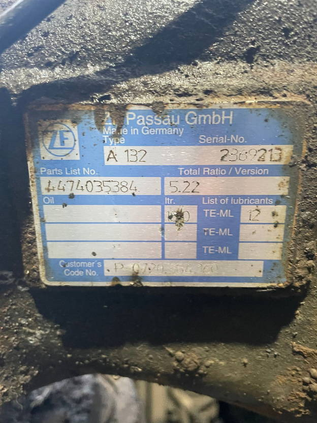 ZF Hinterachse Solaris LE A 132 Antriebsachse ZF 4474035384 - Rear axle for Bus: picture 1 ZF Hinterachse Solaris LE A 132 Antriebsachse ZF 4474035384 - Rear axle for Bus: picture 1