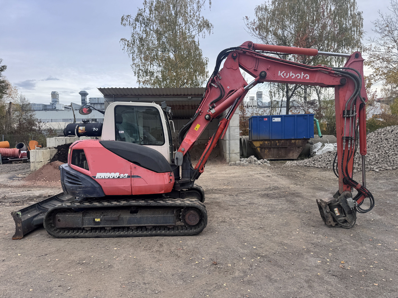 KUBOTA KX 080-3a - Mini excavator: picture 4 KUBOTA KX 080-3a - Mini excavator: picture 4