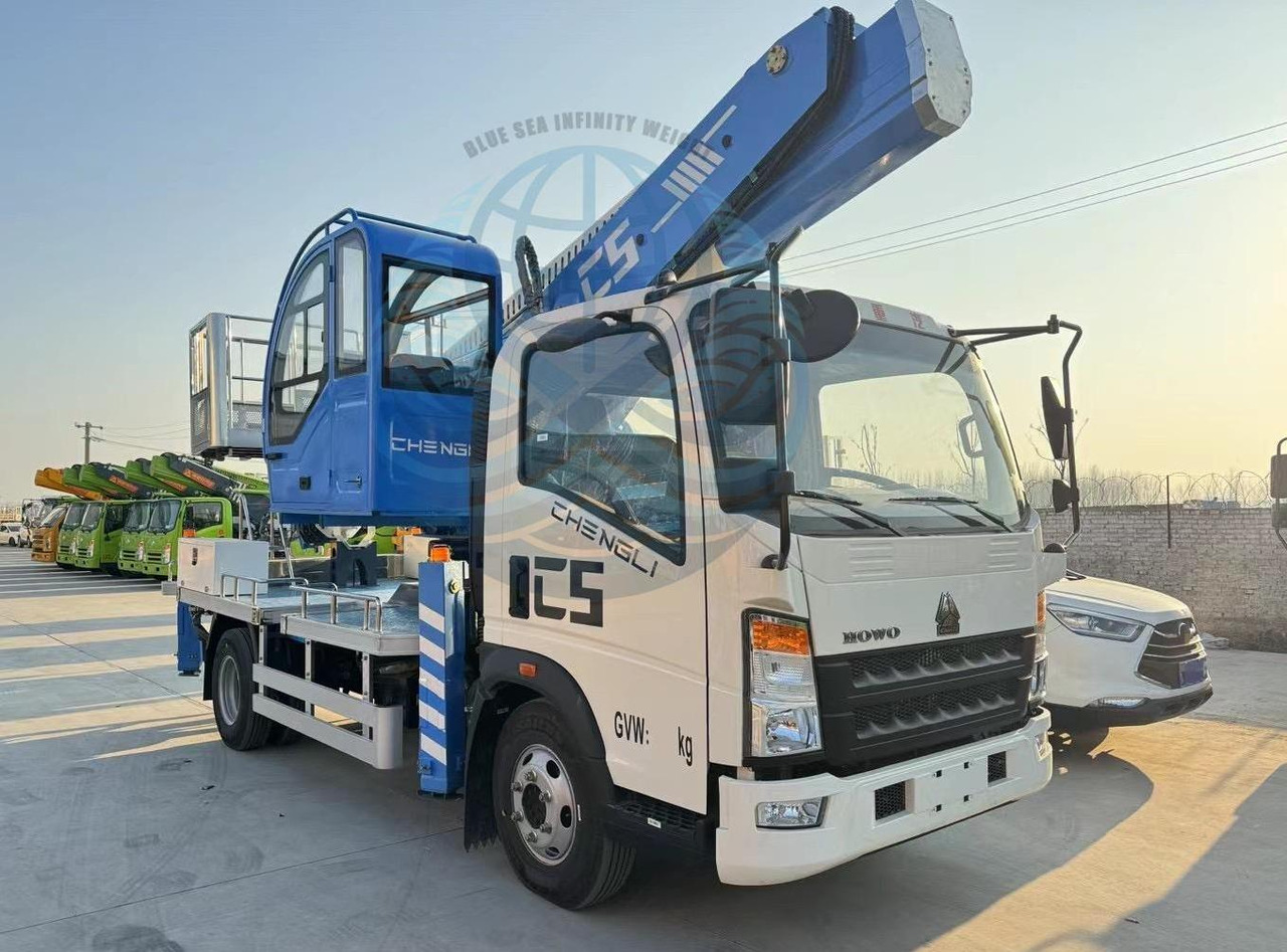 SINOTRUK HOWO 45ft-69ft - Truck mounted aerial platform: picture 1 SINOTRUK HOWO 45ft-69ft - Truck mounted aerial platform: picture 1