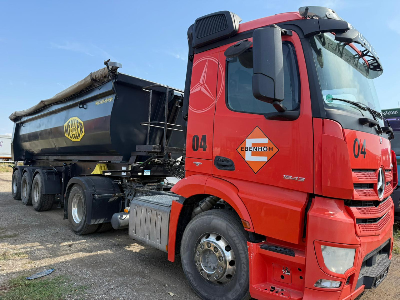 MERCEDES-MEILLER TILTABLE ASSEMBLY - Tractor unit, Tipper semi-trailer: picture 2 MERCEDES-MEILLER TILTABLE ASSEMBLY - Tractor unit, Tipper semi-trailer: picture 2