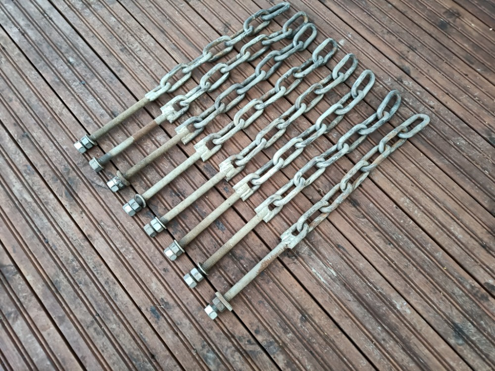 Kiinnitysketjut paripyöriin 8kpl - Rim: picture 2 Kiinnitysketjut paripyöriin 8kpl - Rim: picture 2