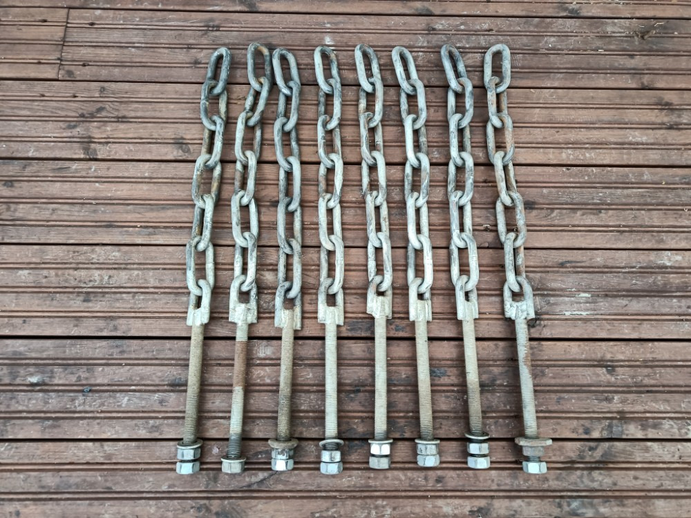 Kiinnitysketjut paripyöriin 8kpl - Rim: picture 1 Kiinnitysketjut paripyöriin 8kpl - Rim: picture 1