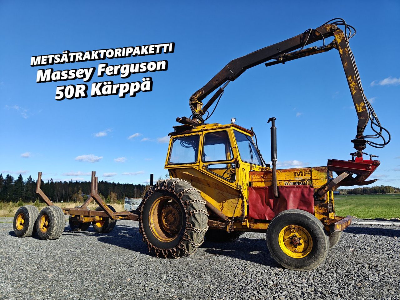 MASSEY FERGUSON 50R Kärppä - Metsätraktoripaketti - Farm tractor: picture 1 MASSEY FERGUSON 50R Kärppä - Metsätraktoripaketti - Farm tractor: picture 1
