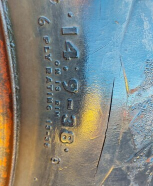 Paripyörät 14.9x38 Salpaset vanteilla - Wheel and tire package for Agricultural machinery: picture 5 Paripyörät 14.9x38 Salpaset vanteilla - Wheel and tire package for Agricultural machinery: picture 5