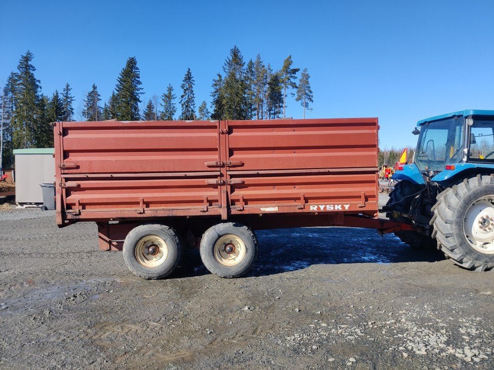 Rysky telikippikärry täyttövaunuvarustuksella - Farm tipping trailer/ Dumper: picture 4 Rysky telikippikärry täyttövaunuvarustuksella - Farm tipping trailer/ Dumper: picture 4