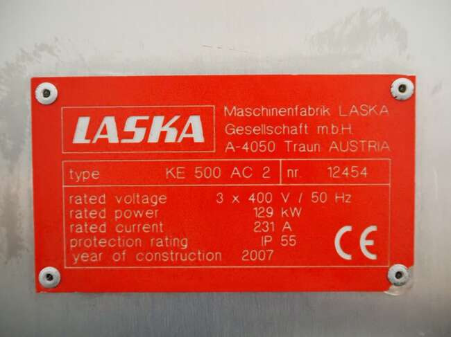 Food processing equipment Laska bowl chopper KE 500 AC 2: picture 14