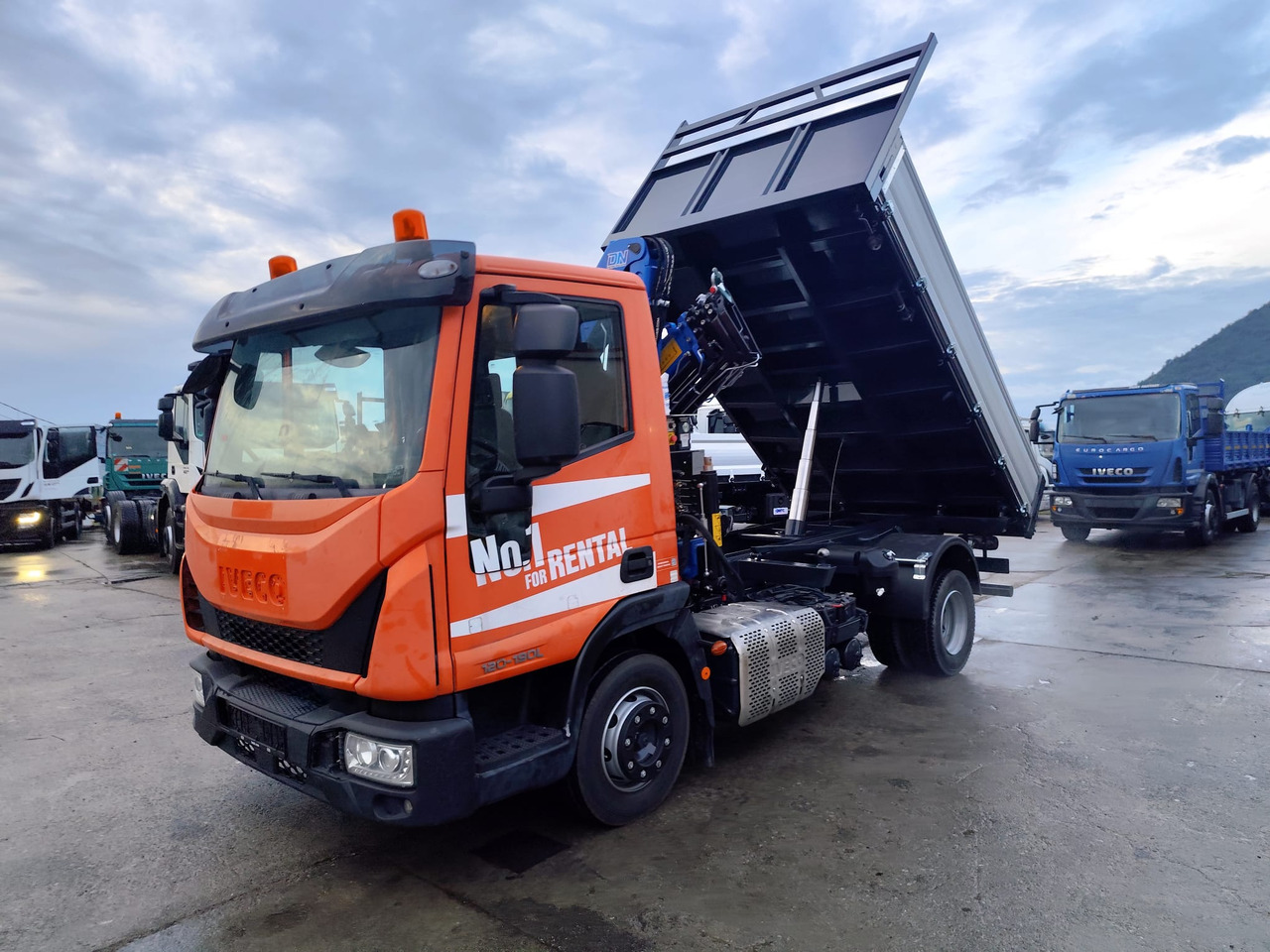 Crane truck, Tipper IVECO EUROCARGO 120-90L: picture 10 Crane truck, Tipper IVECO EUROCARGO 120-90L: picture 10