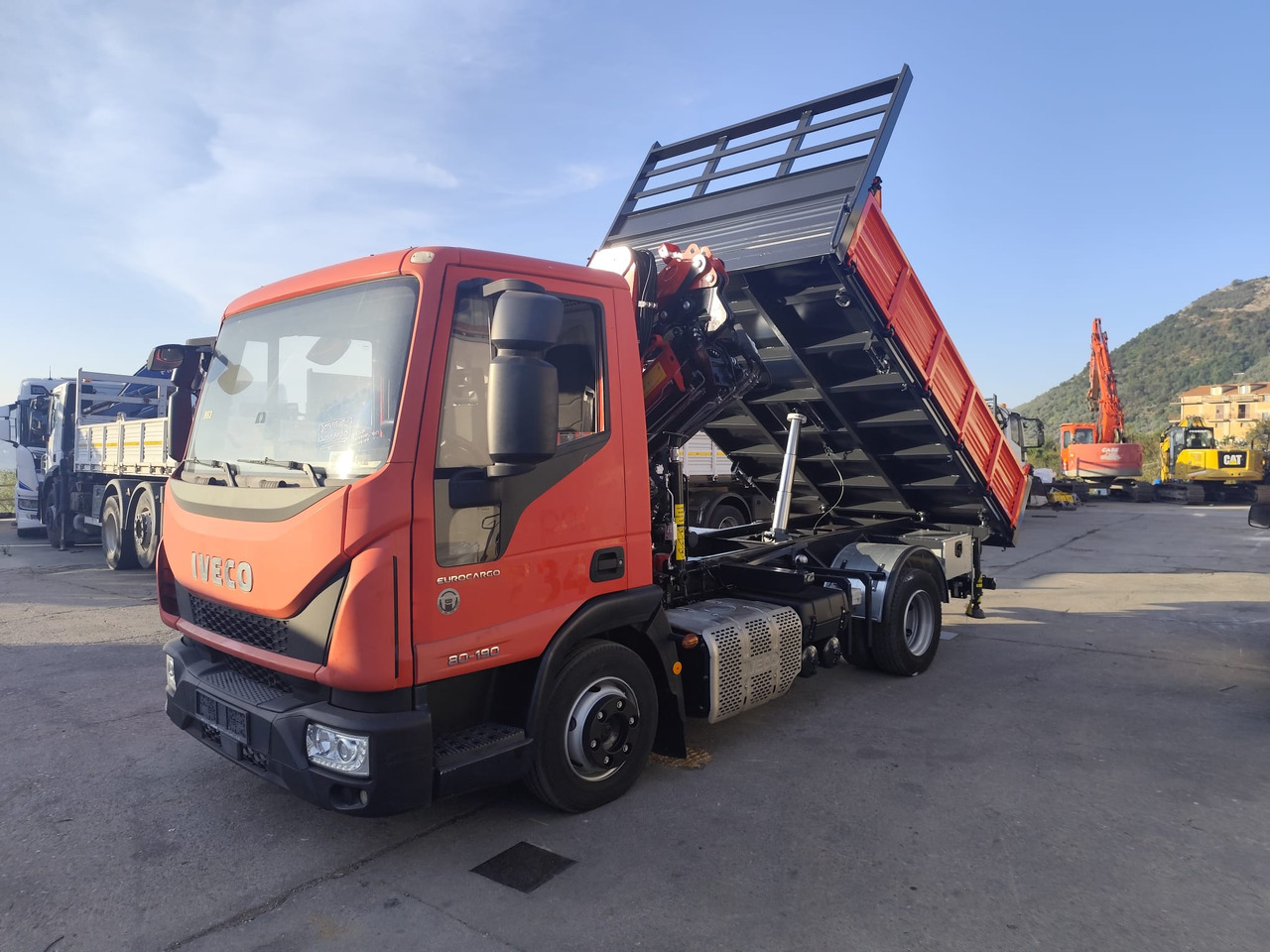 Crane truck, Tipper IVECO EUROCARGO 80-190: picture 46