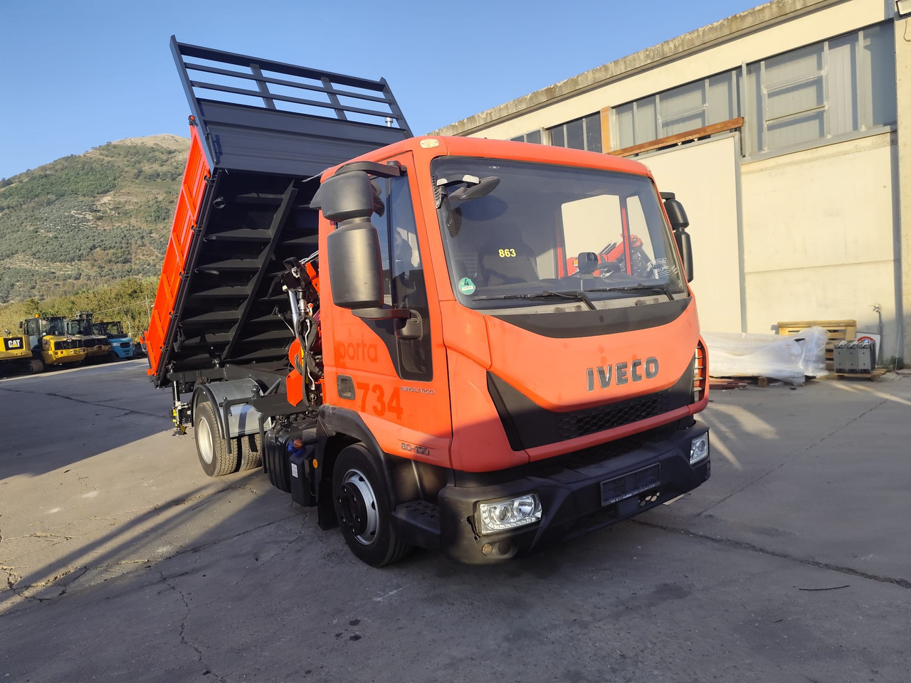 Crane truck, Tipper IVECO EUROCARGO 80-190: picture 39