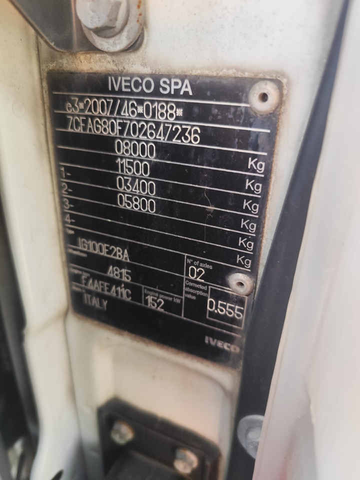 IVECO EUROCARGO 80-210 - Cab chassis truck: picture 5 IVECO EUROCARGO 80-210 - Cab chassis truck: picture 5