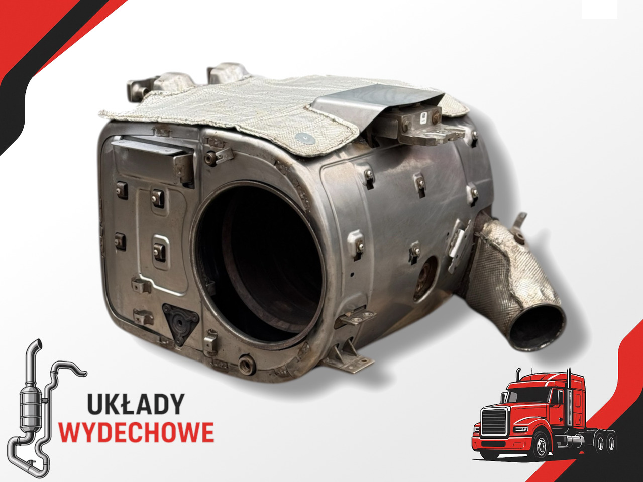 DAF XF 106 2017+ Lowdeck mega catalyst SCR DOC DAF XF 106 - Catalytic converter: picture 1 DAF XF 106 2017+ Lowdeck mega catalyst SCR DOC DAF XF 106 - Catalytic converter: picture 1