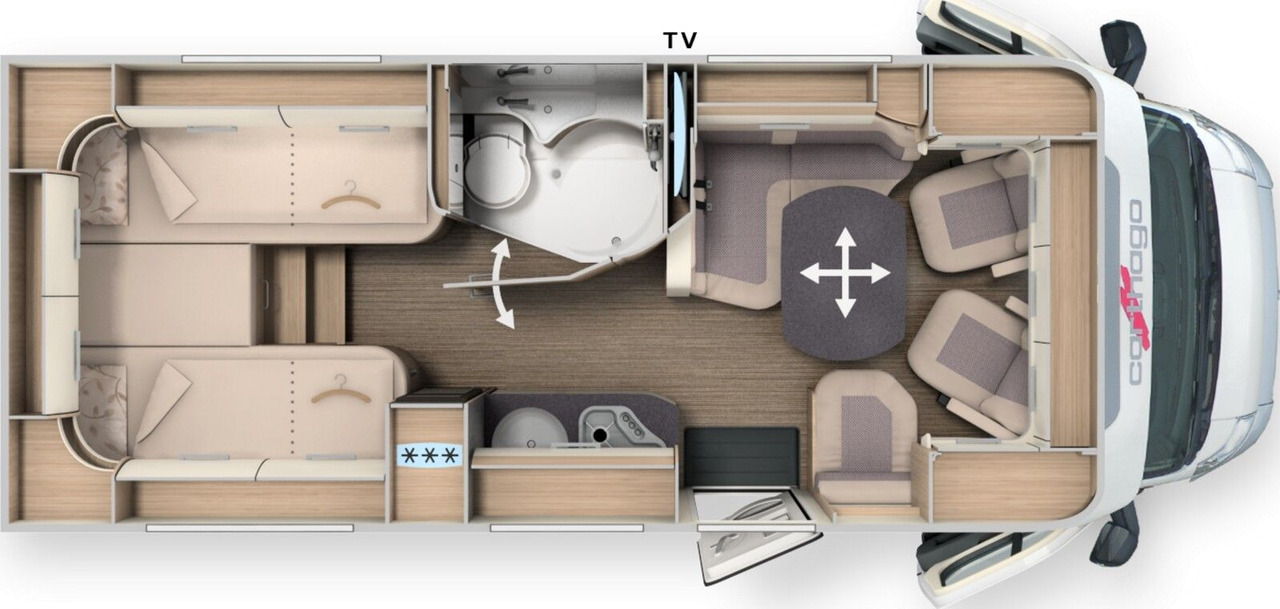 Carthago C1-tourer T 143 KB LE comfort 2025 *MB*LED*2xTV* - Semi-integrated motorhome: picture 2 Carthago C1-tourer T 143 KB LE comfort 2025 *MB*LED*2xTV* - Semi-integrated motorhome: picture 2