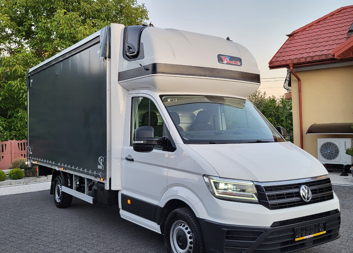 Volkswagen Crafter jak Nowy Automatik L2 H2 Serwisowany Orginał 10 europalet Ful Serwis - Curtain side van: picture 1 Volkswagen Crafter jak Nowy Automatik L2 H2 Serwisowany Orginał 10 europalet Ful Serwis - Curtain side van: picture 1