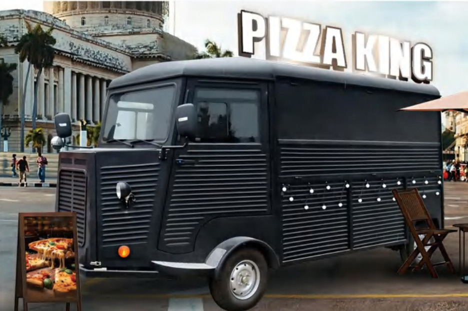 Deli Star Trailer Retro Frenchie FR 4800 Electric - EU standards - Vending trailer: picture 1 Deli Star Trailer Retro Frenchie FR 4800 Electric - EU standards - Vending trailer: picture 1