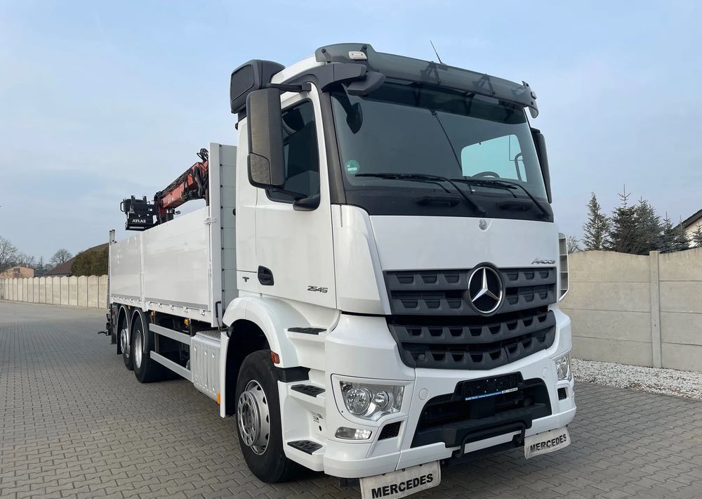 Mercedes-Benz Arocs 2545, HDS ATLAS 186.3 - PILOT - Dropside/ Flatbed truck, Crane truck: picture 3 Mercedes-Benz Arocs 2545, HDS ATLAS 186.3 - PILOT - Dropside/ Flatbed truck, Crane truck: picture 3