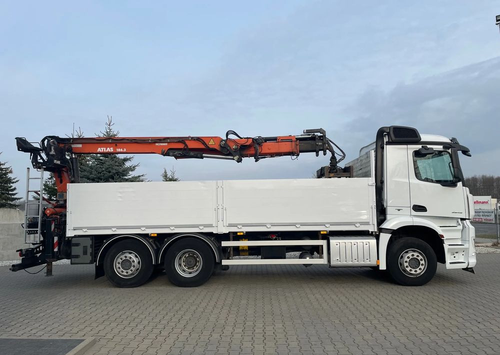 Mercedes-Benz Arocs 2545, HDS ATLAS 186.3 - PILOT - Dropside/ Flatbed truck, Crane truck: picture 4 Mercedes-Benz Arocs 2545, HDS ATLAS 186.3 - PILOT - Dropside/ Flatbed truck, Crane truck: picture 4