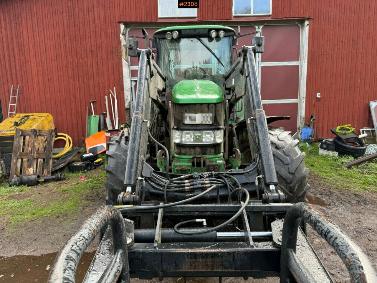 Farm tractor tractor John Deere 6930 Premium with front loader (see video): picture 7