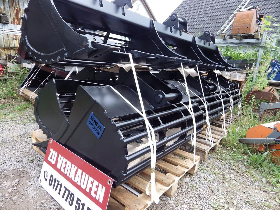 Gitterlöffel Skelettlöffel Sieblöffel MS03 Sym - Sorting bucket for Excavator: picture 2 Gitterlöffel Skelettlöffel Sieblöffel MS03 Sym - Sorting bucket for Excavator: picture 2