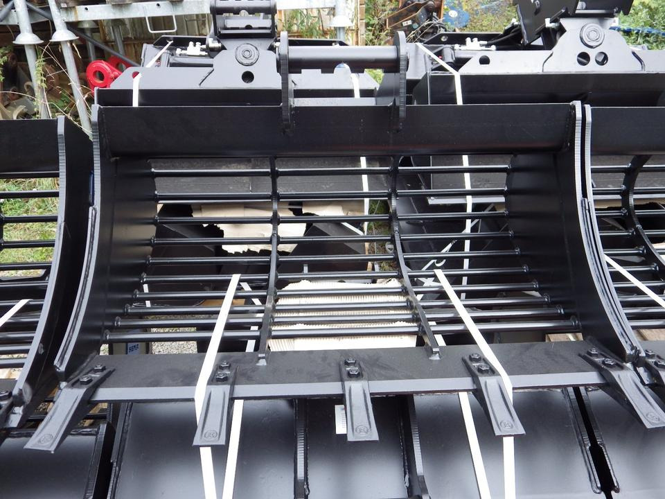 Gitterlöffel Skelettlöffel Sieblöffel MS03 Sym - Sorting bucket for Excavator: picture 1 Gitterlöffel Skelettlöffel Sieblöffel MS03 Sym - Sorting bucket for Excavator: picture 1