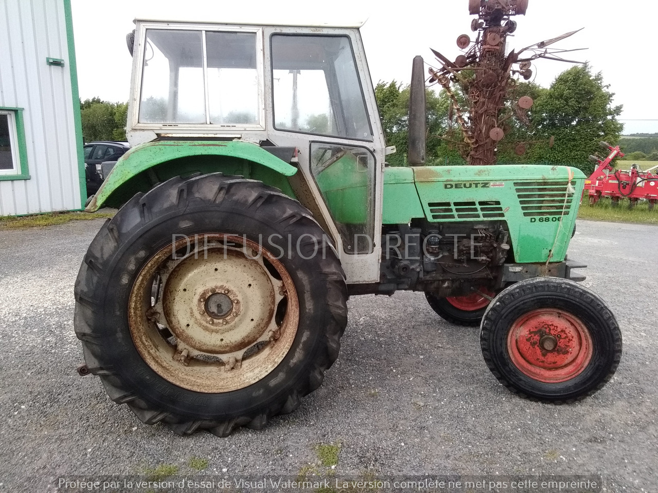 DEUTZ-FAHR TRACTEUR AGRICOLE 68-06 - Farm tractor: picture 4 DEUTZ-FAHR TRACTEUR AGRICOLE 68-06 - Farm tractor: picture 4