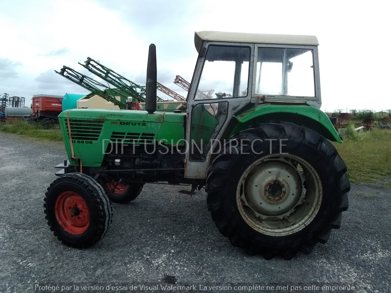 DEUTZ-FAHR TRACTEUR AGRICOLE 68-06 - Farm tractor: picture 2 DEUTZ-FAHR TRACTEUR AGRICOLE 68-06 - Farm tractor: picture 2