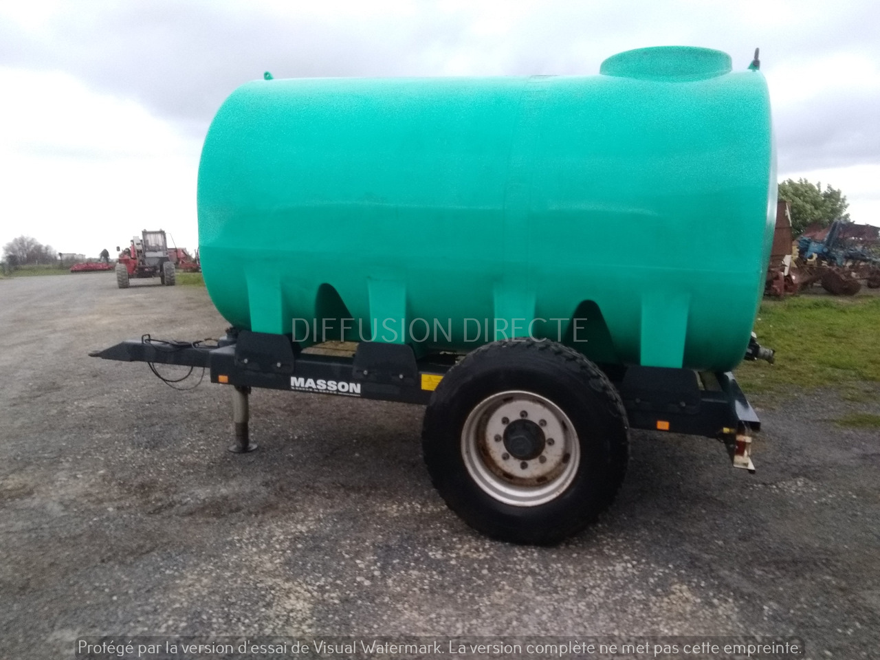 MASSON CITERNE AZOTE ET EAU MSP 80 - Tank trailer: picture 2 MASSON CITERNE AZOTE ET EAU MSP 80 - Tank trailer: picture 2
