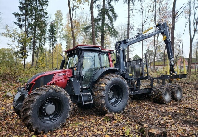 Valtra N123 + Kronos 140 4WDM + Cranab HC8 - Forestry equipment: picture 1 Valtra N123 + Kronos 140 4WDM + Cranab HC8 - Forestry equipment: picture 1