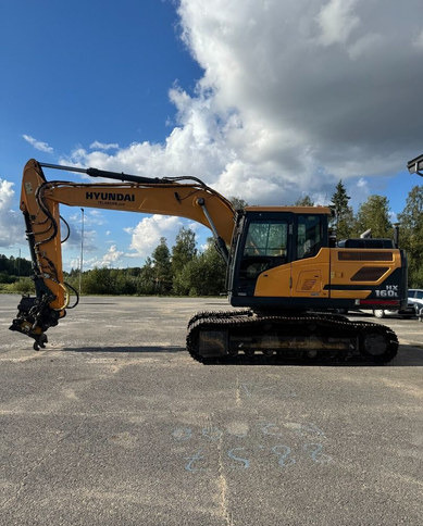HyundaiHX160L + Engcon - Crawler excavator: picture 1 HyundaiHX160L + Engcon - Crawler excavator: picture 1