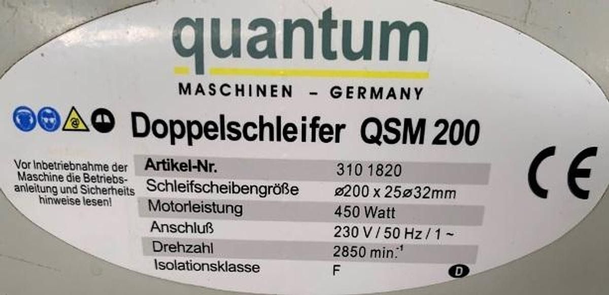 Doppelschleifbock QUANTUM - Metalworking machinery: picture 2 Doppelschleifbock QUANTUM - Metalworking machinery: picture 2