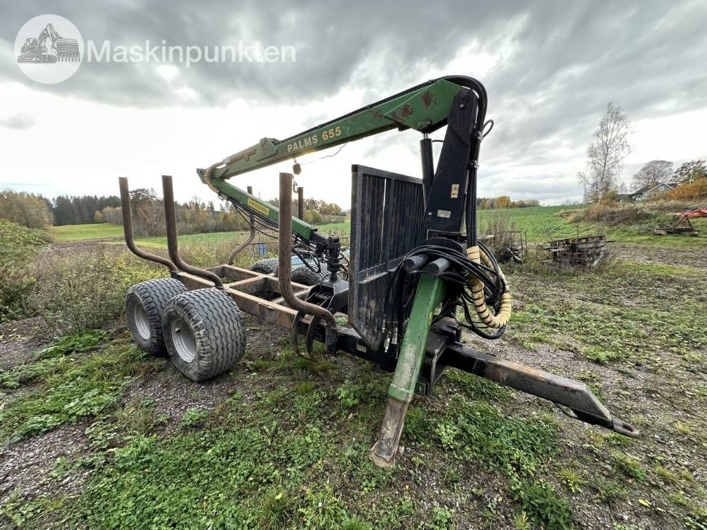 Palmse Trailer Timmervagn med kran och ramstyrning - Farm trailer: picture 3 Palmse Trailer Timmervagn med kran och ramstyrning - Farm trailer: picture 3