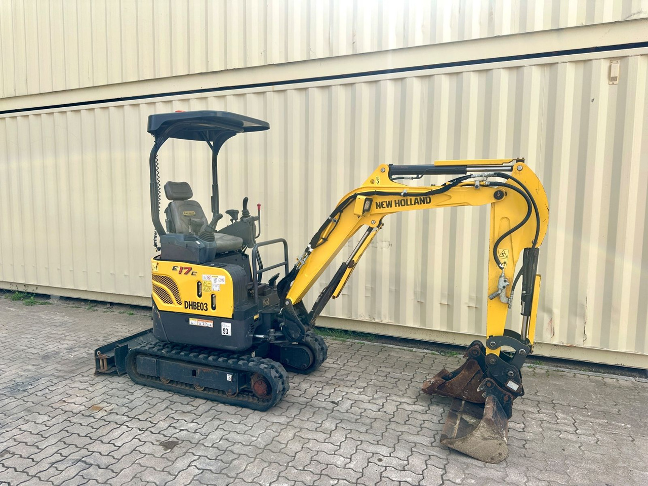 New Holland E17C / 2021 BJ / 508 H / 2 x Löffel - Mini excavator: picture 4 New Holland E17C / 2021 BJ / 508 H / 2 x Löffel - Mini excavator: picture 4