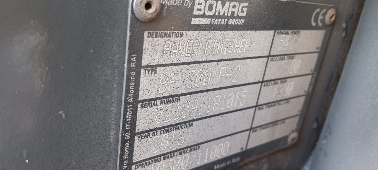 BOMAG IT BF 300 P-2 S340-2 TV Stage IIIb/Tier 4f - Asphalt paver: picture 2 BOMAG IT BF 300 P-2 S340-2 TV Stage IIIb/Tier 4f - Asphalt paver: picture 2