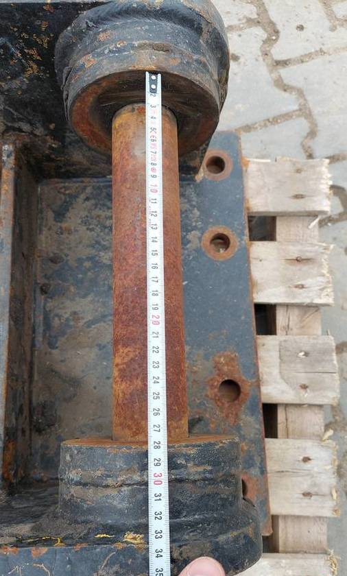 Płyta montażowa do młota hydraulicznego sworzeń 60mm - Quick coupler: picture 5 Płyta montażowa do młota hydraulicznego sworzeń 60mm - Quick coupler: picture 5