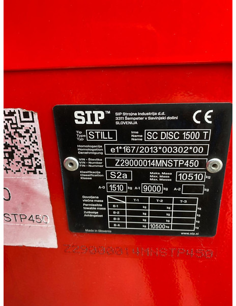 Mower SIP SilverCut Disc 1500 T: picture 7