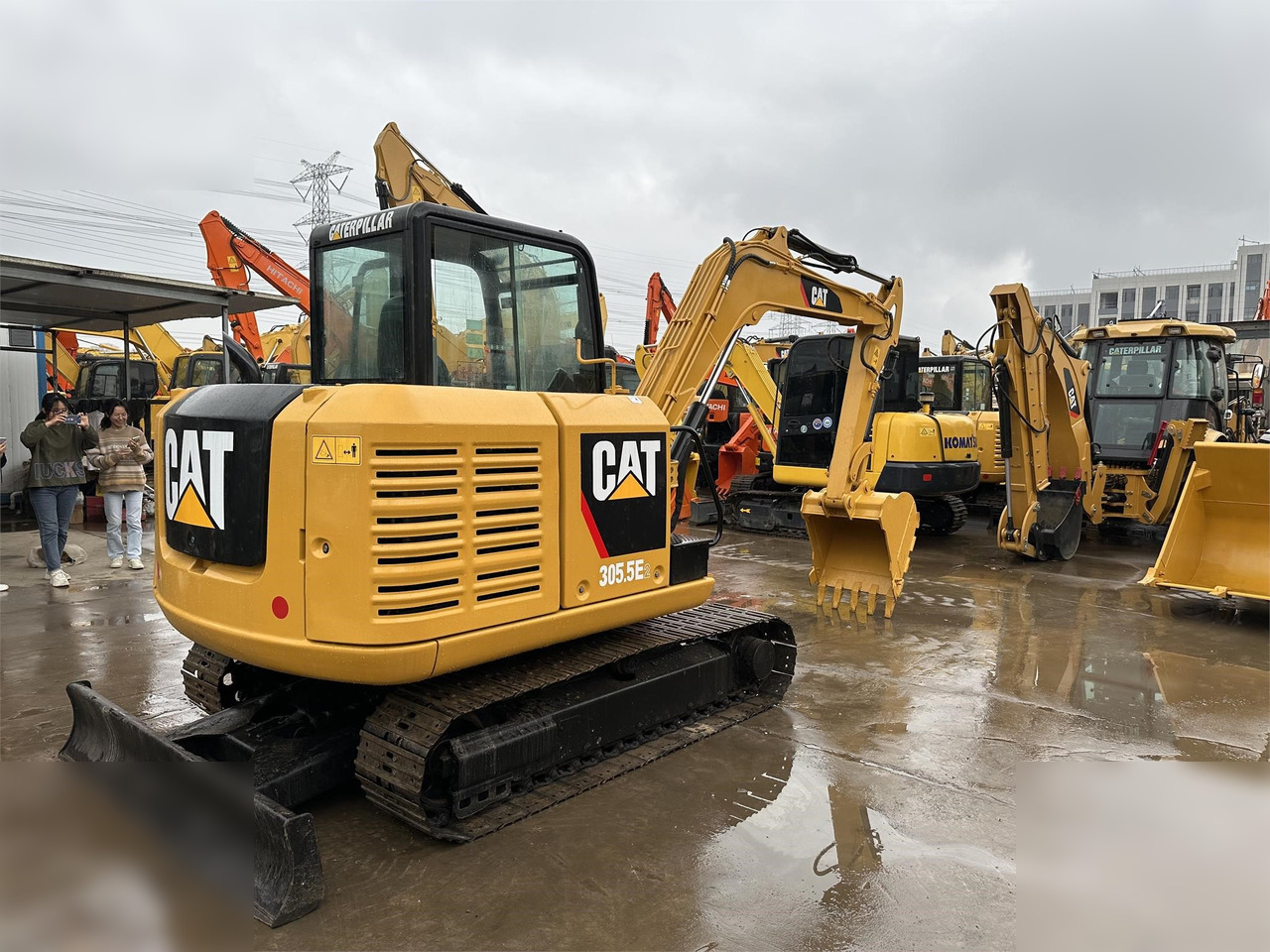 CATERPILLAR 305.5E2 CR - Mini excavator: picture 3 CATERPILLAR 305.5E2 CR - Mini excavator: picture 3