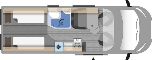 Clever Runner 636 2,2 165PS MJ2024*TRUMA C6 D + E*SHZ* - Camper van: picture 3 Clever Runner 636 2,2 165PS MJ2024*TRUMA C6 D + E*SHZ* - Camper van: picture 3