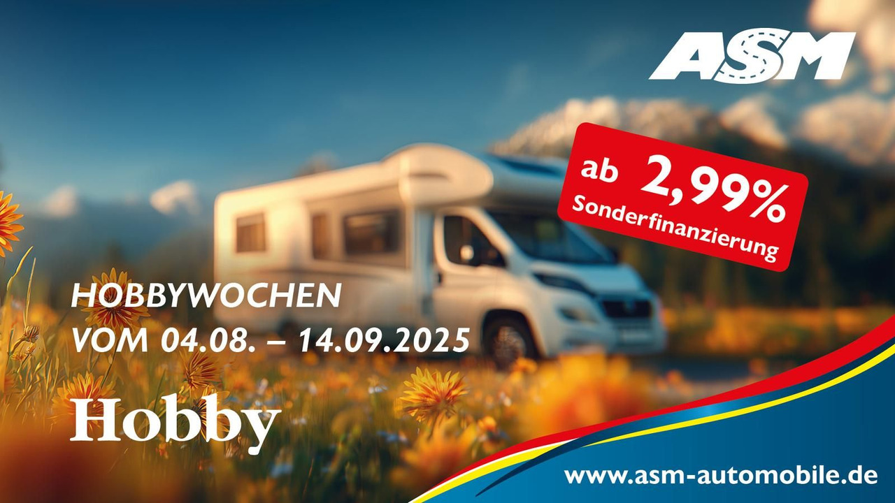 Hobby Optima V65 GE Ontour*AHK*NAVI*MARKISE*SOFORT* - Semi-integrated motorhome: picture 1 Hobby Optima V65 GE Ontour*AHK*NAVI*MARKISE*SOFORT* - Semi-integrated motorhome: picture 1