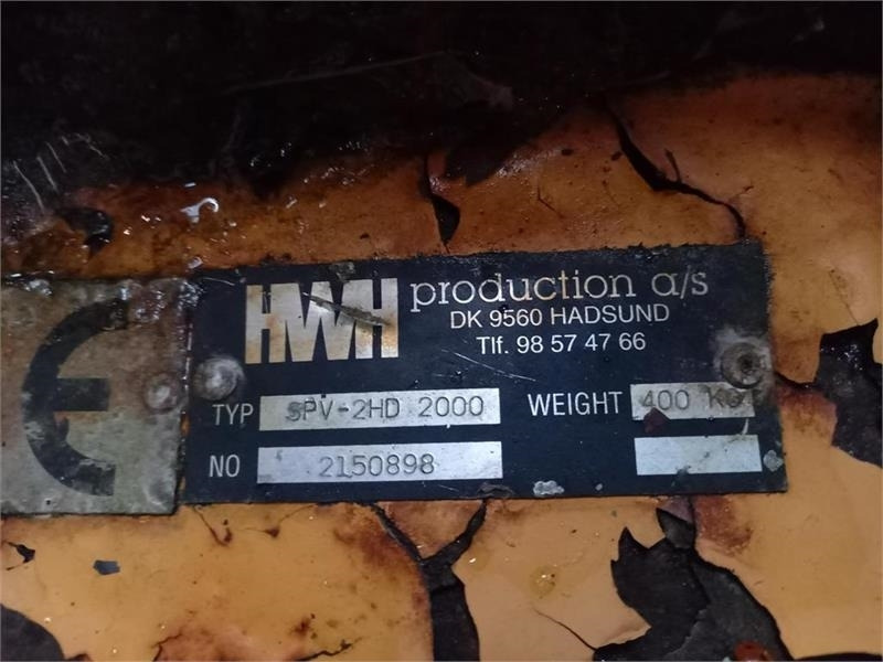 Snow plough for Agricultural machinery HWH SPV-2HD 2000: picture 6