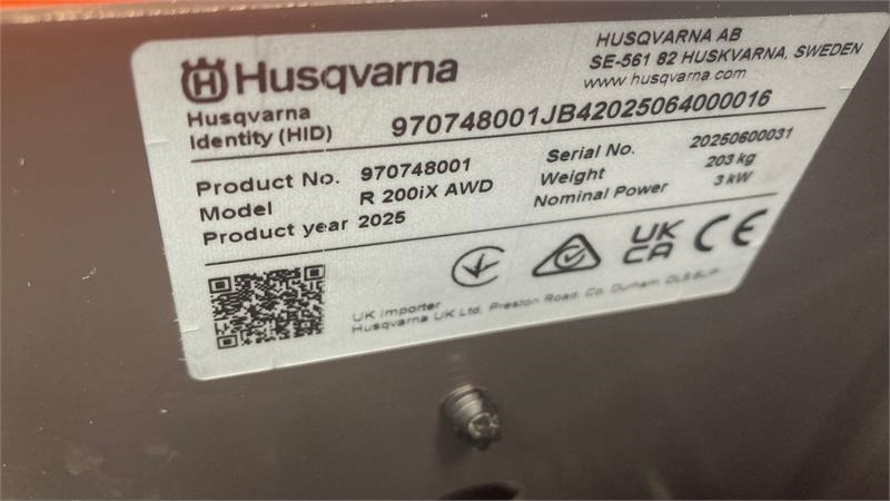 Garden mower Husqvarna R200IX AWD Elektrisk: picture 14