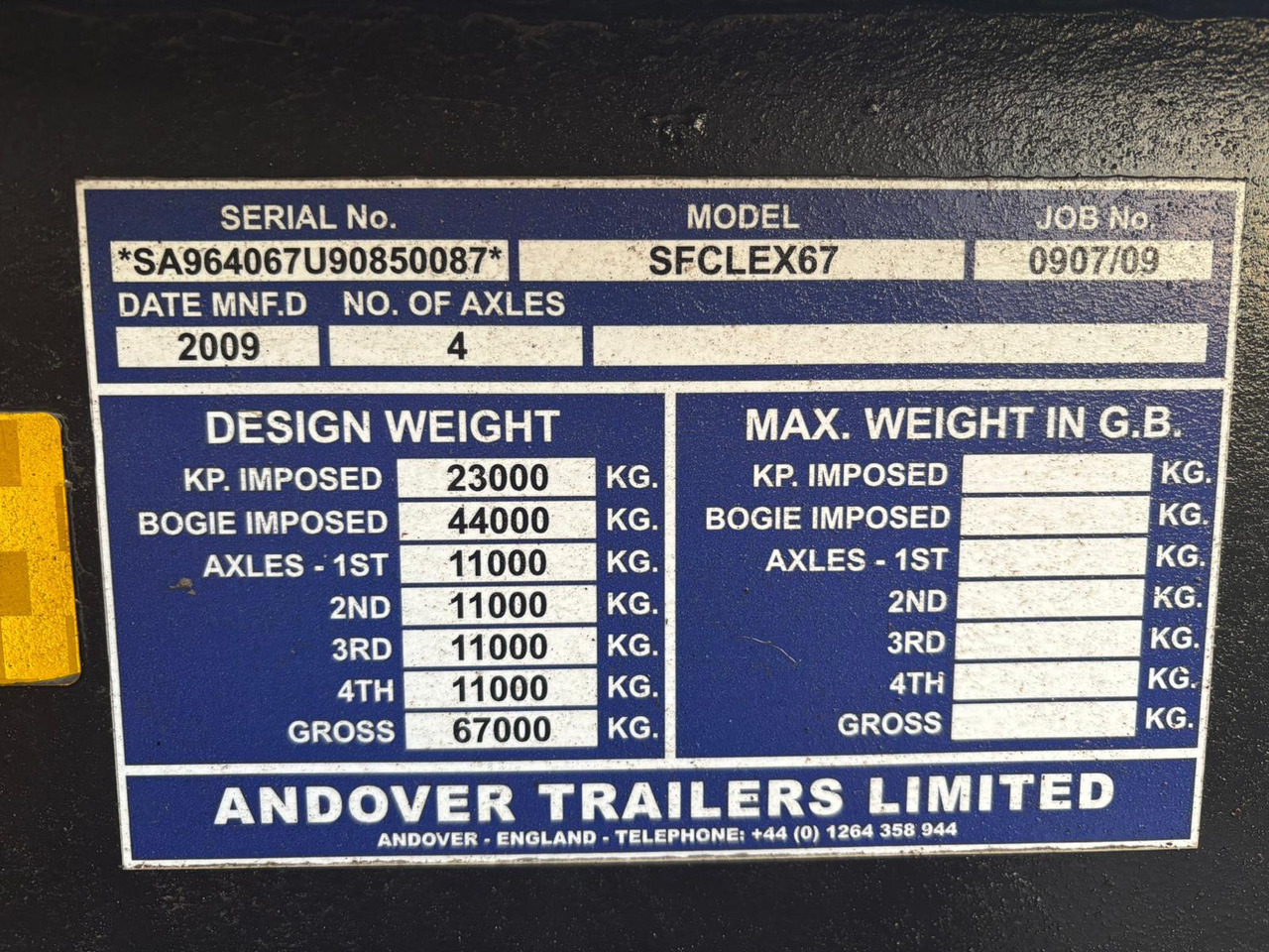 ANDOVER SFCLEX 67 - Autotransporter semi-trailer: picture 5 ANDOVER SFCLEX 67 - Autotransporter semi-trailer: picture 5