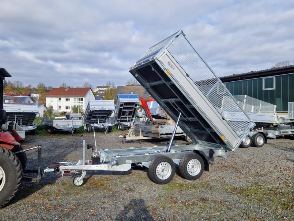 Böckmann Kipper PKW Anhänger RK-AL 3016/27 Gitteraufsatz EsayKipp - Tipper trailer: picture 1 Böckmann Kipper PKW Anhänger RK-AL 3016/27 Gitteraufsatz EsayKipp - Tipper trailer: picture 1
