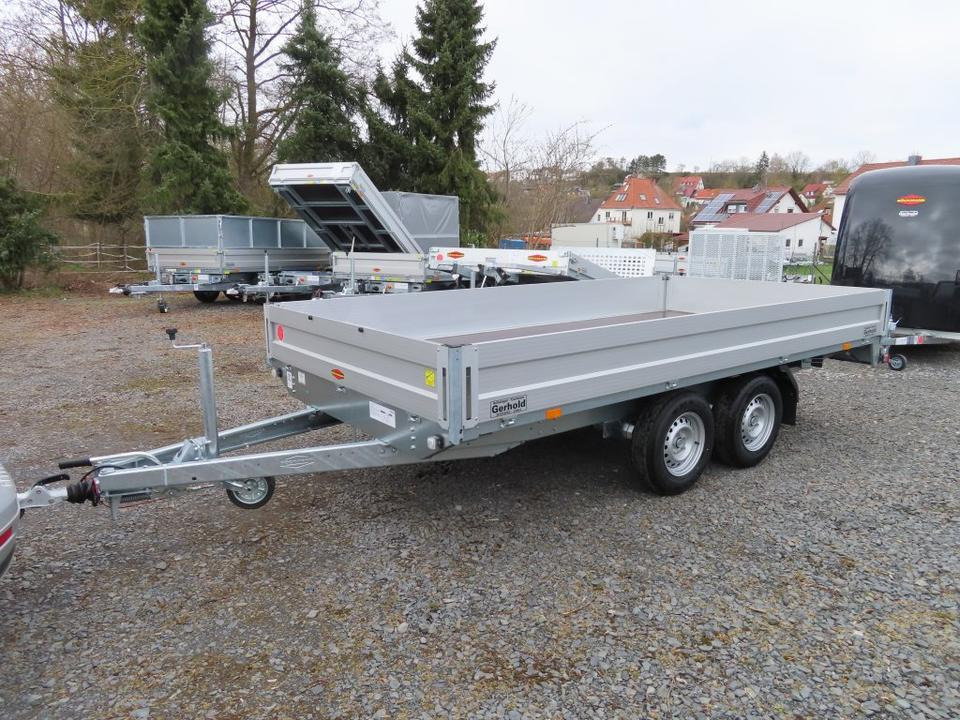 Böckmann PKW-Anhänger, 3,0 to. Hochlader 4,14x2,1m - Dropside/ Flatbed trailer: picture 1 Böckmann PKW-Anhänger, 3,0 to. Hochlader 4,14x2,1m - Dropside/ Flatbed trailer: picture 1