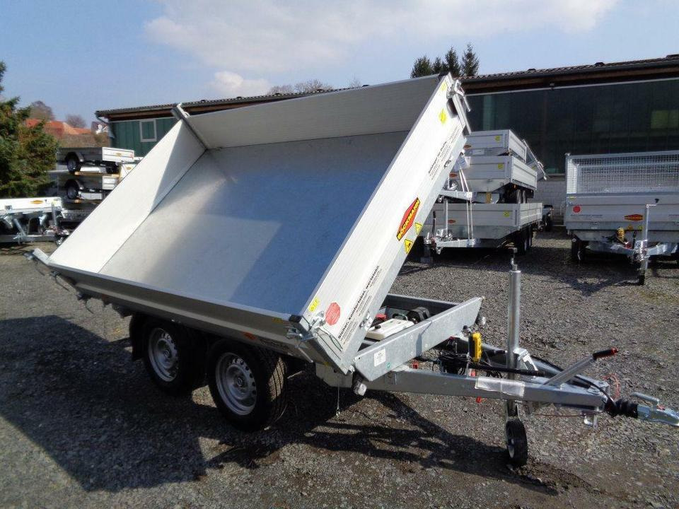 Böckmann PKW-Anhänger Elektro-Dreiseitenkipper DK-AL 2516/27P - Tipper trailer: picture 1 Böckmann PKW-Anhänger Elektro-Dreiseitenkipper DK-AL 2516/27P - Tipper trailer: picture 1