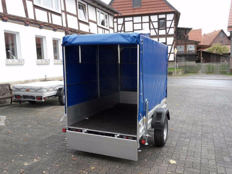 Car trailer Böckmann PKW-Anhänger Plane Spriegel, 1350 kg, 100 km/h möglich: picture 6 Car trailer Böckmann PKW-Anhänger Plane Spriegel, 1350 kg, 100 km/h möglich: picture 6