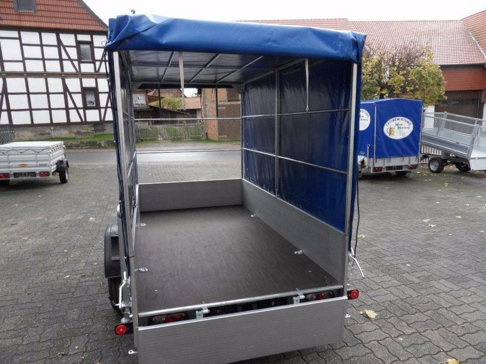 Car trailer Böckmann PKW-Anhänger Plane Spriegel, 1350 kg, 100 km/h möglich: picture 8 Car trailer Böckmann PKW-Anhänger Plane Spriegel, 1350 kg, 100 km/h möglich: picture 8