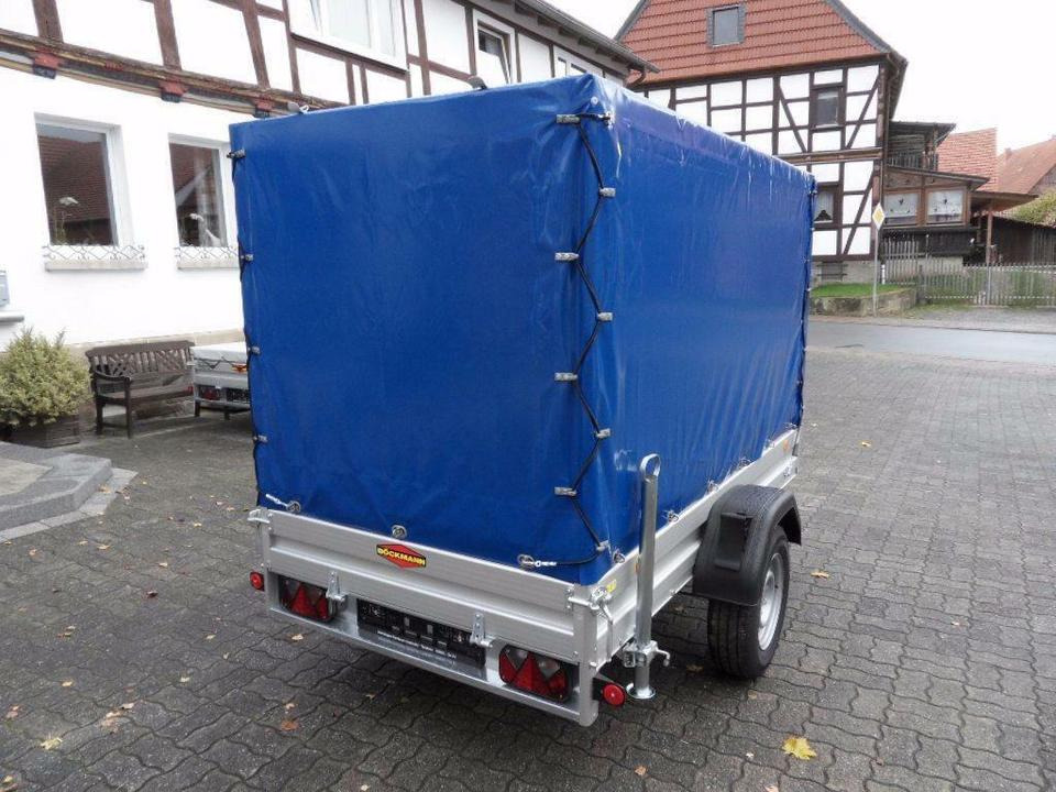 Car trailer Böckmann PKW-Anhänger Plane Spriegel, 1350 kg, 100 km/h möglich: picture 12 Car trailer Böckmann PKW-Anhänger Plane Spriegel, 1350 kg, 100 km/h möglich: picture 12
