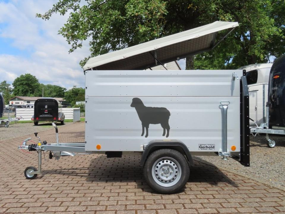 TPV Kleinviehanhänger 1,0t Flügeltür Viehanhänger Ziegen Schafe - Livestock trailer: picture 4 TPV Kleinviehanhänger 1,0t Flügeltür Viehanhänger Ziegen Schafe - Livestock trailer: picture 4