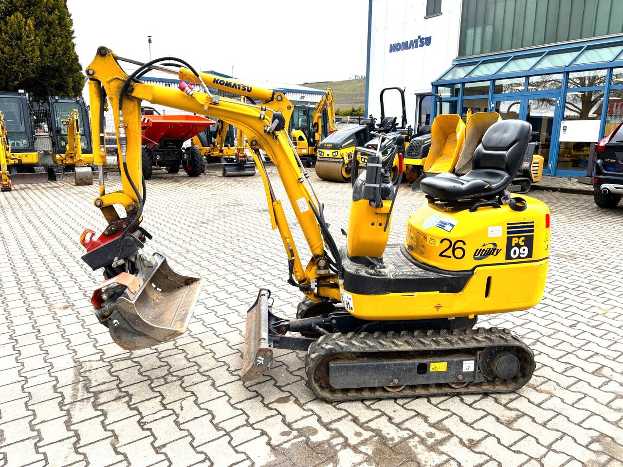 Komatsu PC09-1 - Mini excavator: picture 1 Komatsu PC09-1 - Mini excavator: picture 1