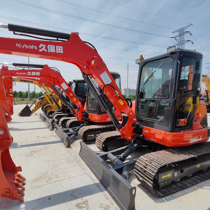 Perfect Condition Kubota U55-4 Japan Brand Mini Excavator with Pusher for Sale Kubota U25 35 55 5tons - Excavator: picture 1 Perfect Condition Kubota U55-4 Japan Brand Mini Excavator with Pusher for Sale Kubota U25 35 55 5tons - Excavator: picture 1